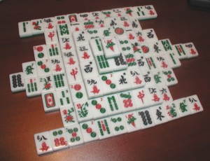 Mahjong-pasianssin perusasetelma